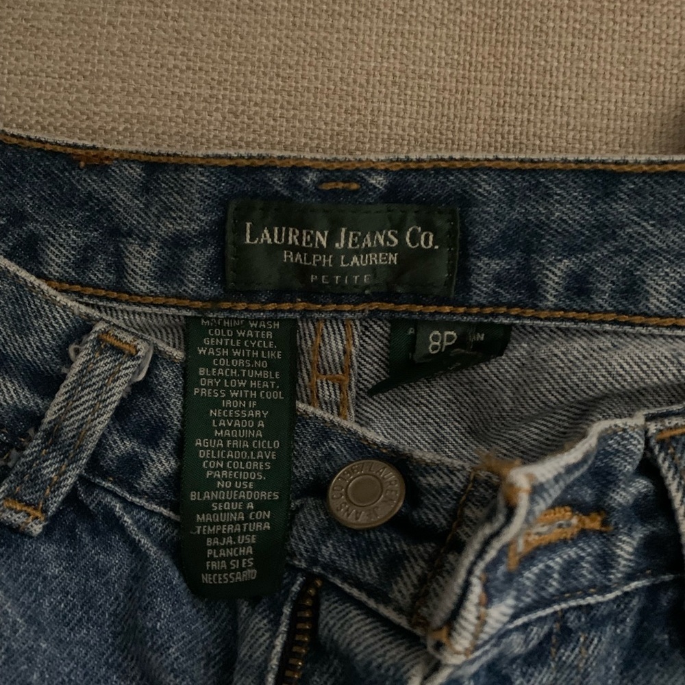 Vintage Ralph Lauren Mom Jeans High Rise Straight Relaxed Leg - Picture 4 of 6